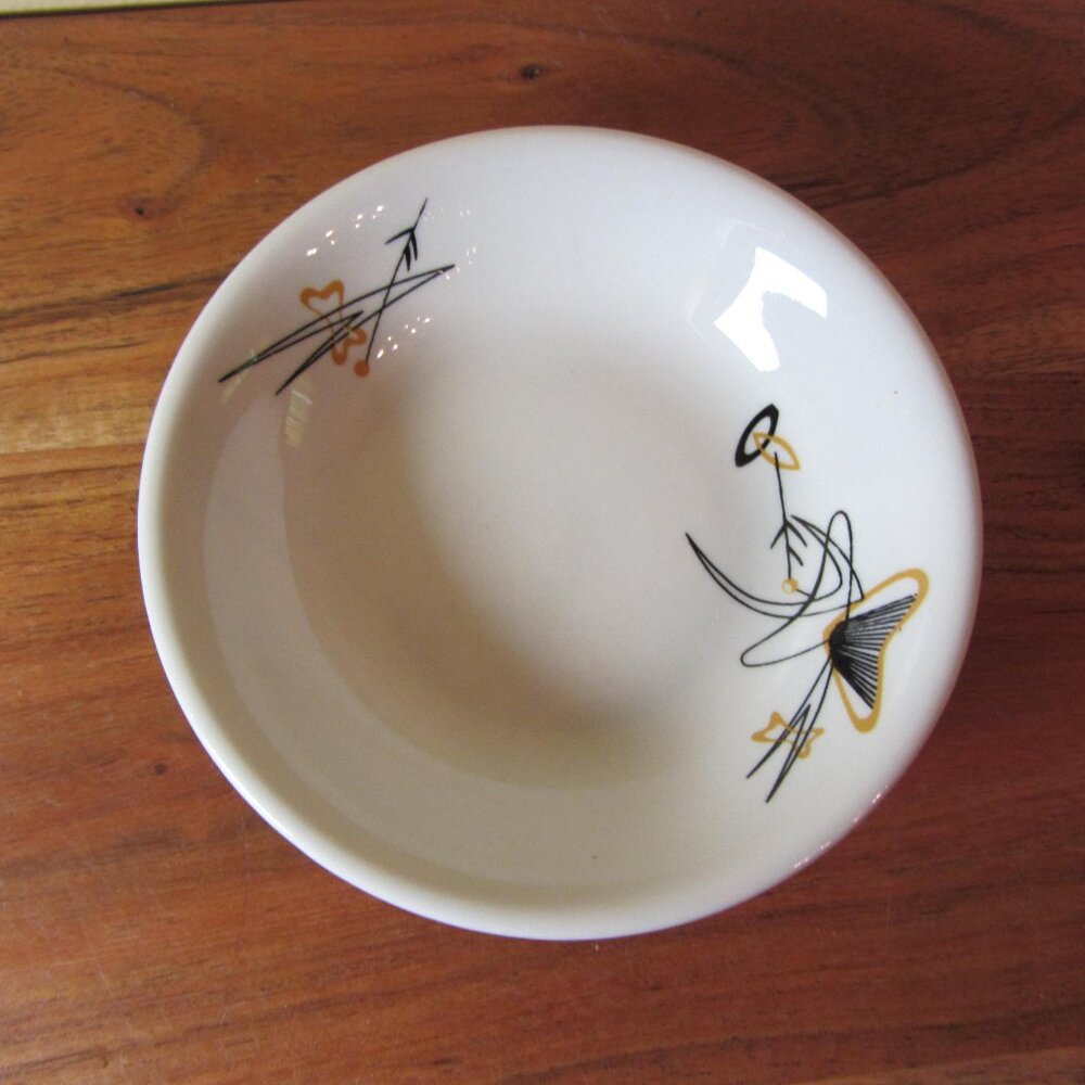 3 for $36 - Mayer vintage bowl atomic starburst 159 MCM (W3560)